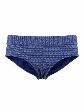 NWT!! Hot Water Blue Geo-Pattern Women  Bikini Bottom Size PS